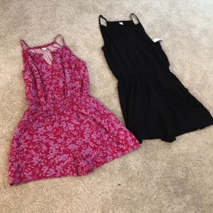 NWT and NWOT Old Navy Rompers (size S)